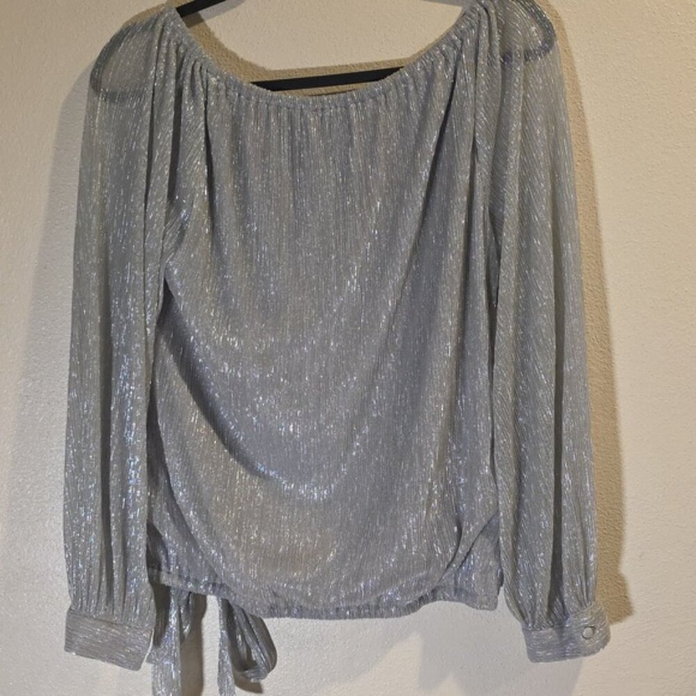 Shimmery Silver Top - Picture 5 of 6
